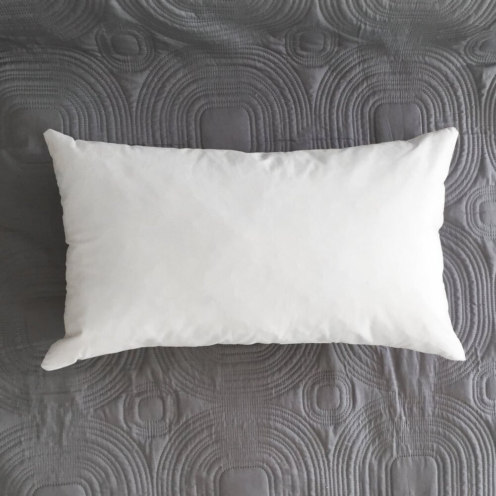 Luxury St. Genève Fine Graded Duck Feather Lumbar Pillow Made in Canada